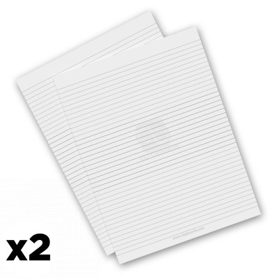 2 Pack - 5 x 7.25 Notepads