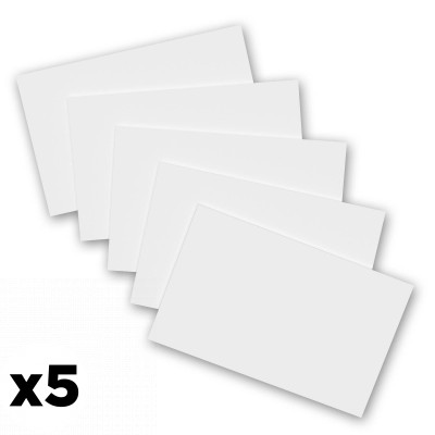 5 Pack - 8 x 5 Notepads - Blank
