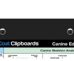 WhiteCoat Clipboard - Black Canine Edition