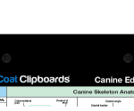 WhiteCoat Clipboard - Blackout Canine Edition