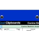 WhiteCoat Clipboard - Blue Canine Edition