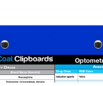 WhiteCoat Clipboard® - Blue Optometry Edition