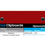 WhiteCoat Clipboard® - Red Optometry Edition