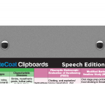 WhiteCoat Clipboard® - Silver Speech Language Pathology Edition