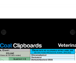 WhiteCoat Clipboard® - Blackout Veterinary Medicine Edition