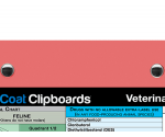 WhiteCoat Clipboard® - Coral Veterinary Medicine Edition