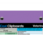 WhiteCoat Clipboard® - Lilac Veterinary Medicine Edition