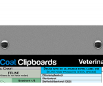 WhiteCoat Clipboard® - Silver Veterinary Medicine Edition