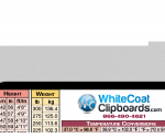 WhiteCoat Clipboard® Vertical - White EMT Edition
