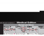 WhiteCoat Clipboard® Vertical - Blackout Medical Edition