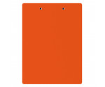 Letter Size 8.5 x 11 Aluminum Clipboard | Orange