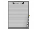 Letter Size 8.5 x 11 Aluminum Clipboard | Silver