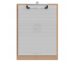 Letter Size 8.5 x 11 MDF Clipboard