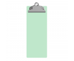 4.25 x 11 Aluminum Server Clipboard - Mint