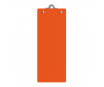 4.25 x 11 Aluminum Server Clipboard - Orange