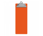 4.25 x 11 Aluminum Server Clipboard - Orange