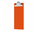 4.25 x 11 Aluminum Server Clipboard - Orange