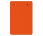 Memo Size 5 x 8 Aluminum Clipboard | Orange
