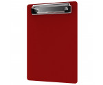Memo Size 5 x 8 Aluminum Clipboard | Red
