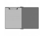 Left Folding Ledger ISO Clipboard | Silver