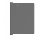 Left Folding Ledger ISO Clipboard | Silver