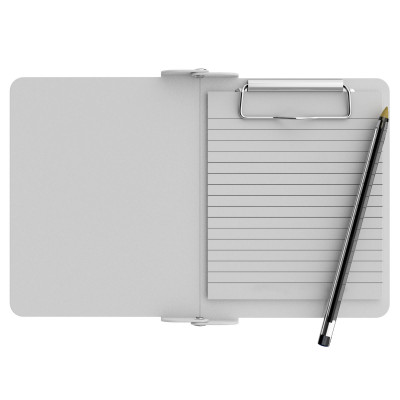 White Mini Novel ISO Clipboard