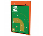 Orange Baseball Clipboard