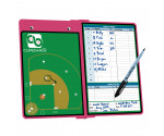 Pink Baseball Clipboard