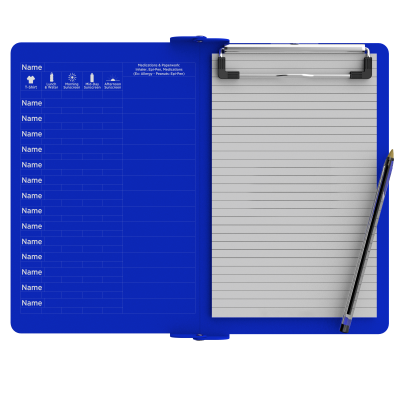 Camp ISO Clipboard - Blue