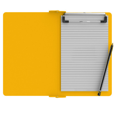 Folding Memo ISO Clipboard | Yellow 
