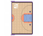 Lilac Basketball Clipboard