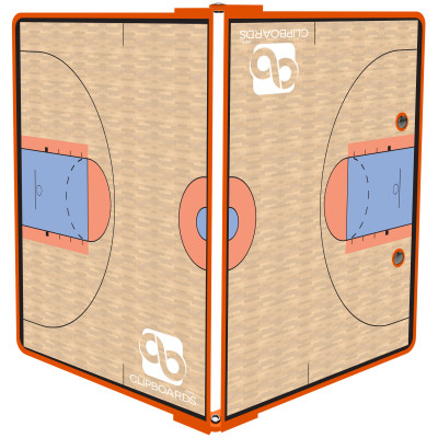 Orange Basketball ISO Clipboard