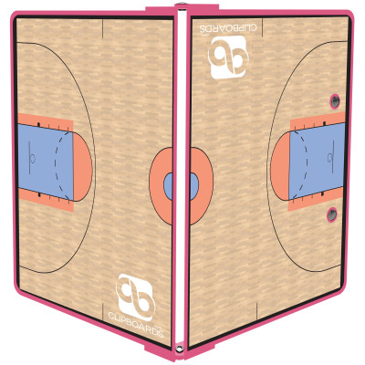 Pink Basketball Clipboard