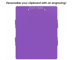 Lilac Trifold ISO Clipboard
