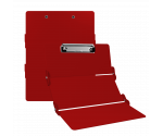Red Trifold ISO Clipboard