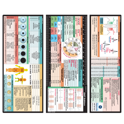 Trifold EMT Adhesive Reference Label
