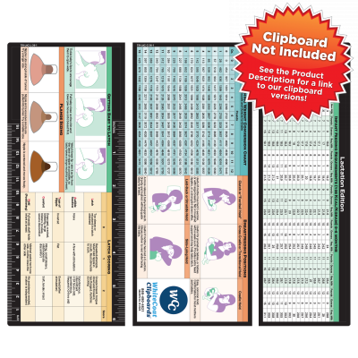 Trifold Lactation Consultant Adhesive Reference Label