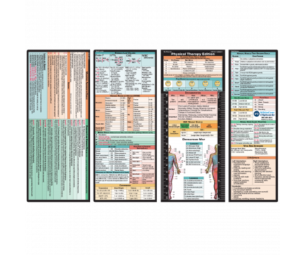 Trifold Physical Therapy Adhesive Reference Label