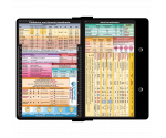 thumbnail image 2 of Whitecoat Clipboard Wine Anesthesia Edition - Folding Medical Clipboard With Reference Guides 2 of 10