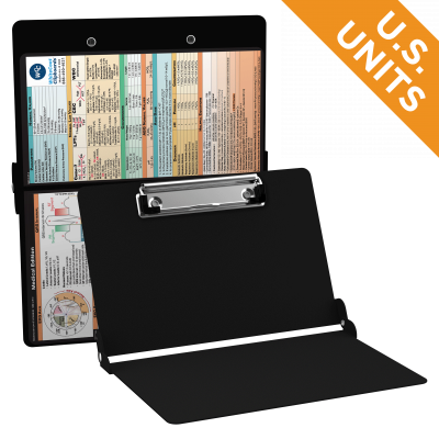 WhiteCoat Clipboard® - Black Medical Edition