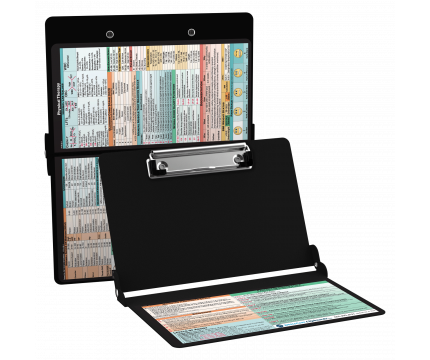 WhiteCoat Clipboard® - Black Physical Therapy Edition