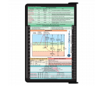 WhiteCoat Clipboard® - Black Respiratory Therapy Edition