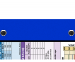 WhiteCoat Clipboard® - Blue Pediatric Infant Edition