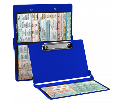 WhiteCoat Clipboard® - Blue Physical Therapy Edition