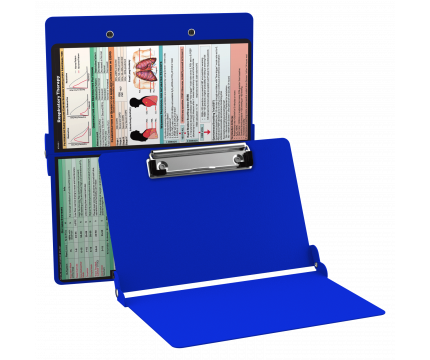 WhiteCoat Clipboard® - Blue Respiratory Edition