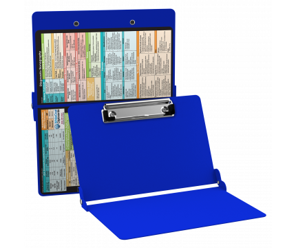 WhiteCoat Clipboard® - Blue Diagnostic Sonography Edition