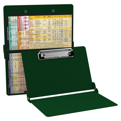 WhiteCoat Clipboard® - Green Anesthesia Edition