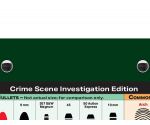 WhiteCoat Clipboard® - Green Crime Scene Investigation Edition