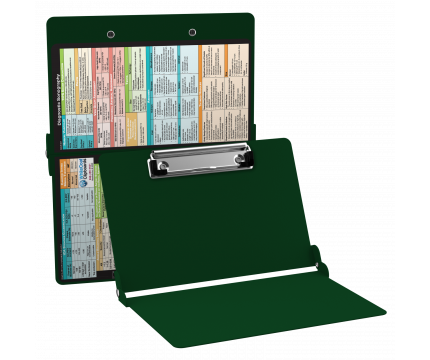 WhiteCoat Clipboard® - Green Diagnostic Sonography Edition