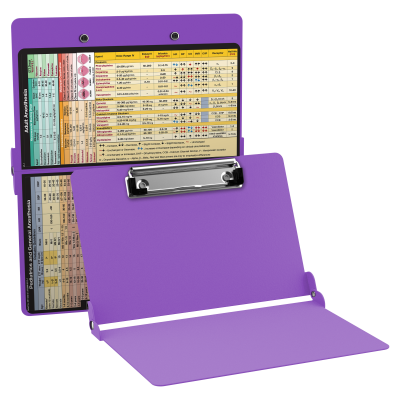 WhiteCoat Clipboard® - Lilac Anesthesia Edition